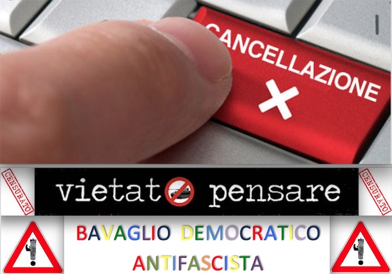 Cancellazione antifascista - Biblioteca del Covo