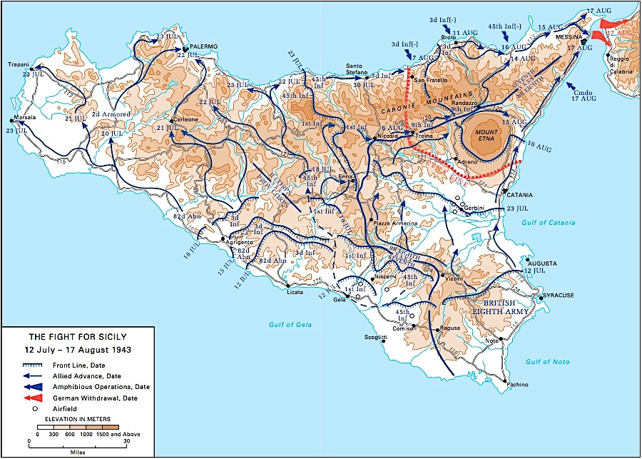 Campagna Sicilia Alleati, 1943