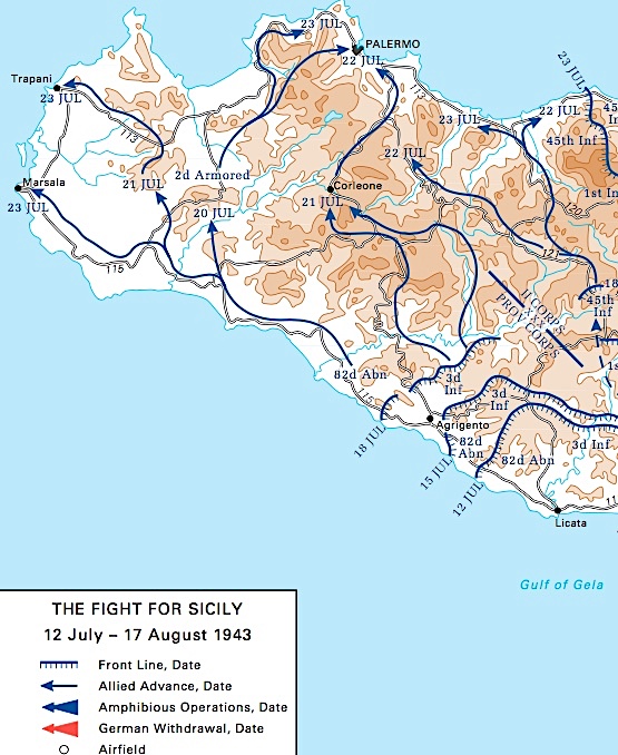 Linea Fronte Sic. Occ. 1943