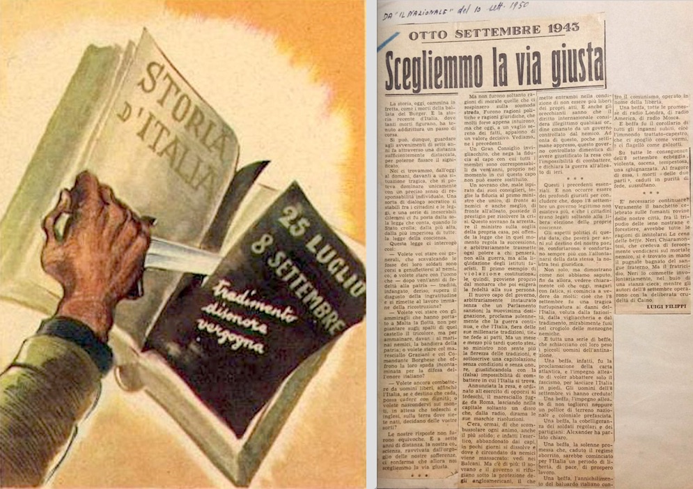 8 settembre solo i fascisti scelsero la via giusta! - Biblioteca del Covo